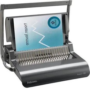 Binder Quasar+, Bindung mit Kunststoffrücken, Handbuch, 500 Blatt, FELLOWES
