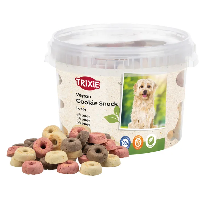 Hauptproduktbild Vegan Cookie Loops, sušenkové kroužky, 1.3 kg