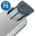 Leitz 5553 Großraumhefter mit Flachheftung, Silber