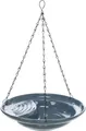 Weiteres Produktbild Hängendes Vogelbad aus Keramik für den Außenbereich, 550 ml / 26 cm, blau