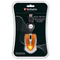 Verbatim Maus 49023, 1000DPI, optisch, 3Tas., USB verdrahtet, orange