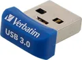 64 GB USB Flash 3.0, 80/25 MB/Sek., VERBATIM NANO STORE 'N' STAY