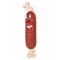 Fröhliche Wurst an einer Schnur 1 Stück 11 cm