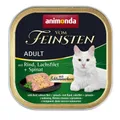 V.Feinsten CORE Rind, Lachsfilet + Spinat für Katzen 100g