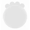 Deckel für Dosen, Silikon klein 7,6 cm/2 Stück transparent