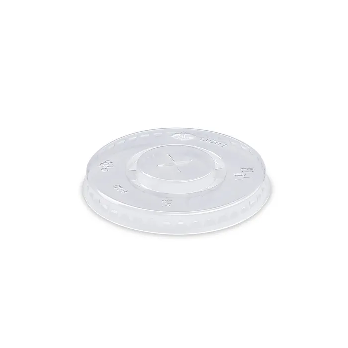 Hauptproduktbild Víčko (rPET) s křížovým otvorem pro kelímky průměr 80 mm [100 ks]