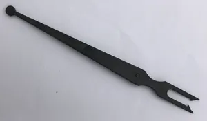 Vidlička na hranolky pevná černá 13 cm [500 ks]