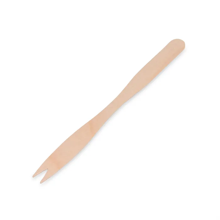 Hauptproduktbild Vidlička svačinová dlouhá ze dřeva 14 cm [500 ks]
