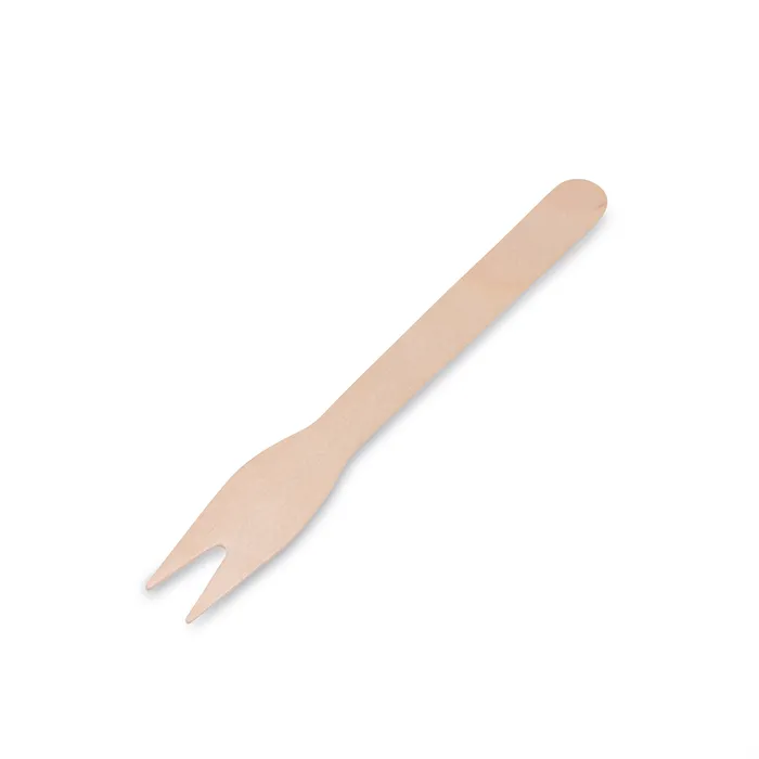 Hauptproduktbild Vidlička svačinová ze dřeva 12 cm [500 ks]