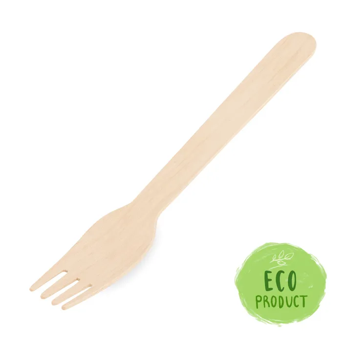 Hauptproduktbild Vidlička ze dřeva 16 cm [10 ks]