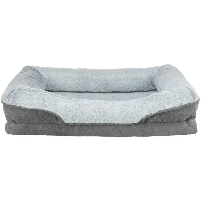 Hauptproduktbild Vital Bed LINO, ortopedický obdélníkový pelech, šedá/světlešedá110 x 75 cm