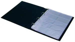 Visitenkartenring, für 400 Stk., PANTAPLAST, schwarz
