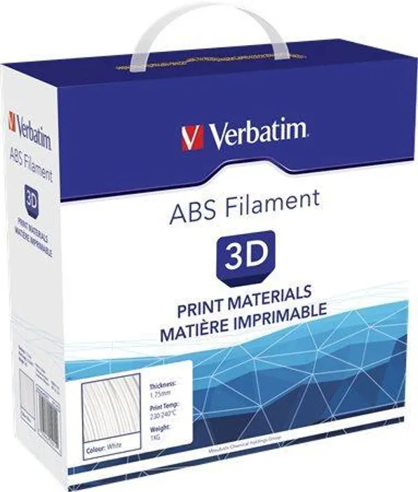 Hauptproduktbild Vlákno ABS pro 3D tiskárny, modrá, 1,75 mm, 1kg, VERBATIM