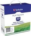 PLA-Filament für 3D-Drucker, grau-silber metallic, 1,75 mm, 1 kg, Spule, VERBATIM