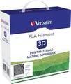 PLA-Filament für 3D-Drucker, grau-silber metallic, 2,85 mm, 1 kg, Spule, VERBATIM
