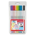 Filamentmarker mit flexibler Pinselspitze STABILO Pen 68 Pinsel – 10er-Set
