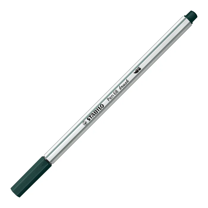 Hauptproduktbild Vláknový fix s flexibilním štětcovým hrotem STABILO Pen 68 brush přírodní zelená [1 ks]