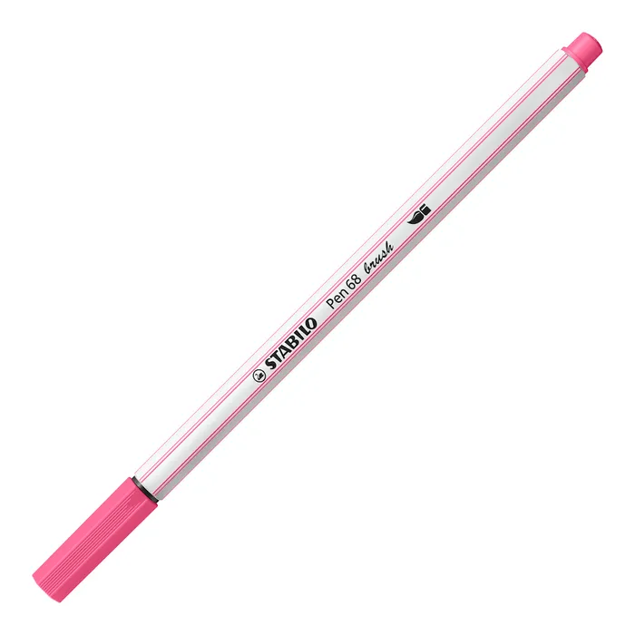 Hauptproduktbild Vláknový fix s flexibilním štětcovým hrotem STABILO Pen 68 brush růžová [1 ks]