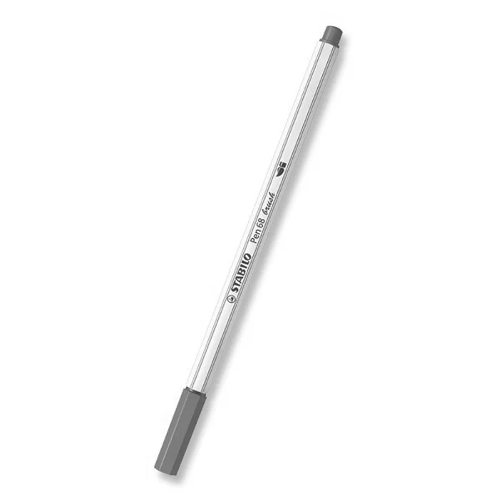 Hauptproduktbild Vláknový fix s flexibilním štětcovým hrotem STABILO Pen 68 brush tmavě modrá [1 ks]