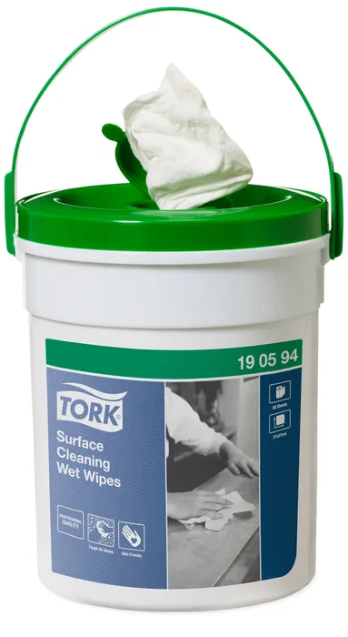 Hauptproduktbild Vlhčené utěrky Tork Premium z netkané textilie na čištění povrchů [1 ks]