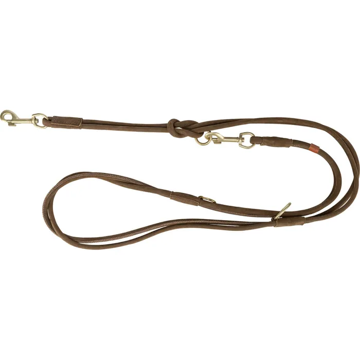 Hauptproduktbild Vodítko PURE kožené kulaté nastavitelné, S: 2 m/ 10 mm, hnědá