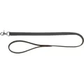Leine RUSTIC Leder, grau M-L: 1,00 m/20 mm