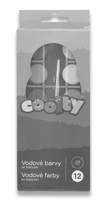 Hauptproduktbild Vodové barvy Coolty 12 barev, průměr 23 mm