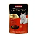 Vom Feinsten Adult FEINES m.Filets - Enten- + Putenfilet, Beutel für Katzen 85 g