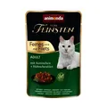 Vom Feinsten Adult FEINES m.Filets - Kaninchen + Hühnerfilet, Beutel für Katzen 85 g