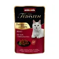 Vom Feinsten Adult FEINES m.Filets - Kalb + Hähnchenfilet, Beutel für Katzen 85 g