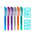 Weiteres Produktbild Duftender Tattoo-Stift Blister 6 Stück + 2 Vorlagen