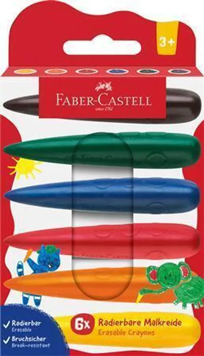 Hauptproduktbild Voskové pastelky do dlaně Faber-Castell - 6 barev