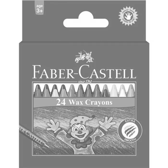 Hauptproduktbild Voskovky kulaté, pap.krabička 24ks Faber Castell