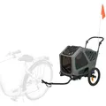 Weiteres Produktbild Rollwagen, M: 71 x 95 x 85/138 cm, Grau/Salbei