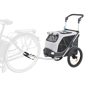 Rollwagen mit Schnellklappfunktion S 58 x 93 x 74/114 cm, Tragkraft max. 15 kg, grau