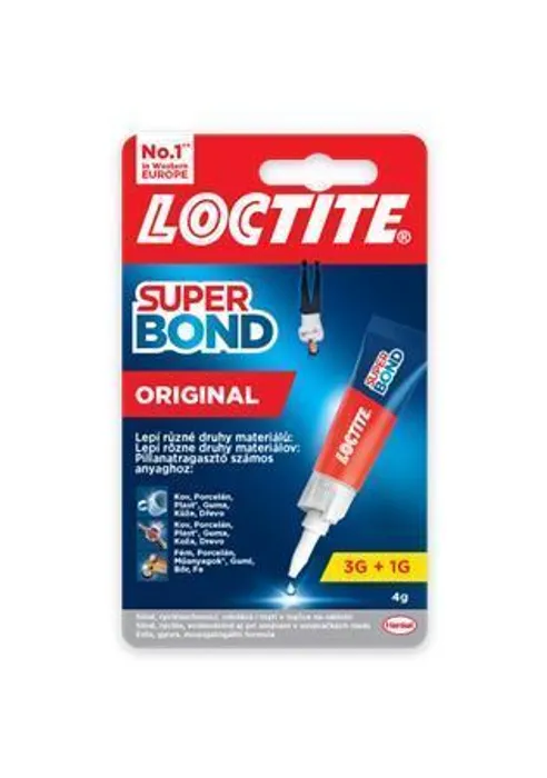 Hauptproduktbild Vteřinové lepidlo "Loctite Super Bond Original", 4 g, HENKEL