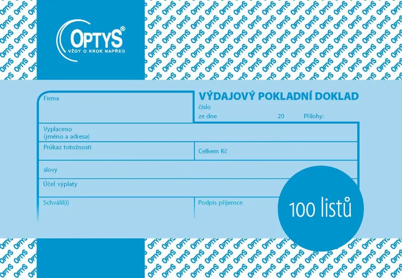 Hauptproduktbild Výdajový doklad A6, 100 listů 1037