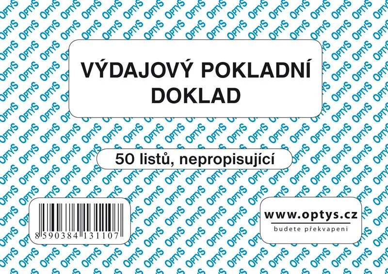 Hauptproduktbild Výdajový doklad A6, jednoduchý, 50 listů 1311