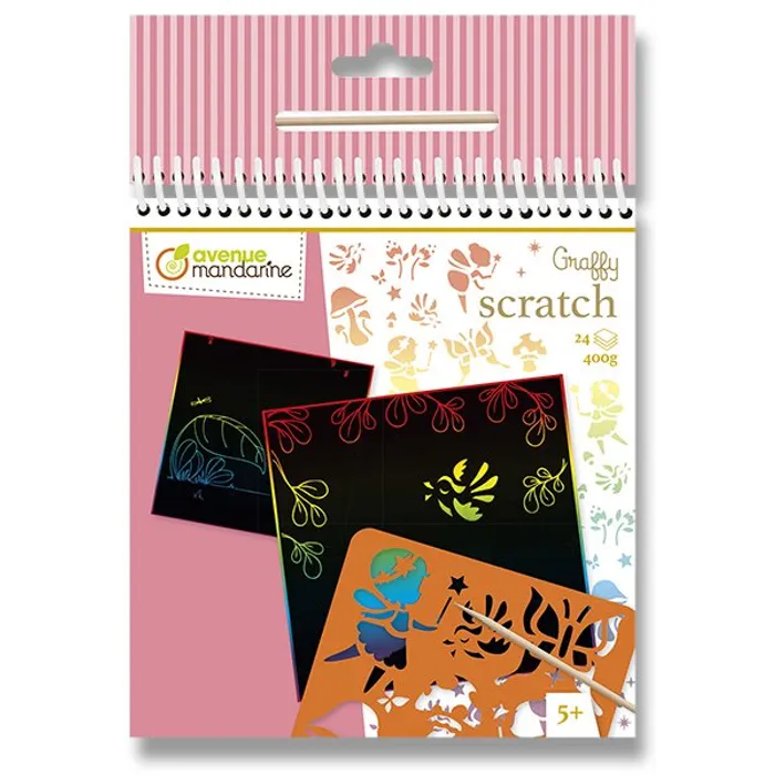 Hauptproduktbild Vyškrabávací obrázky Avenue Mandarine Graffy Scratch Víly