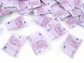 Vystřelovací konfety peníze 500€ 60cm [1 ks]