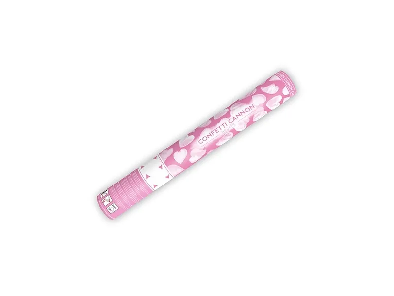 Hauptproduktbild Vystřelovací konfety srdíčka bílé 40cm [1 ks]