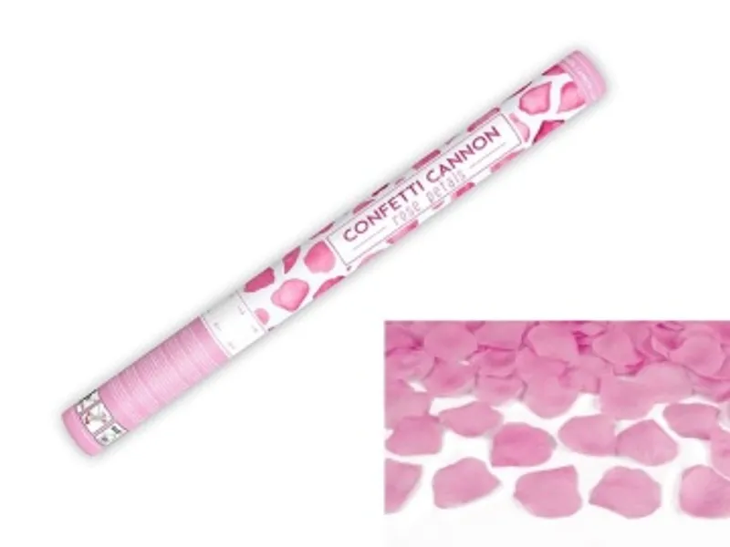Hauptproduktbild Vystřelovací konfety světle růzové růže 60cm [1 ks]