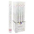 Konfettikanone – Rohr 60 cm, bunte Papiersterne [1 Stk.]