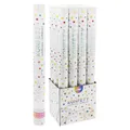 Konfettikanone – Rohr 60 cm, bunte Papiersterne [1 Stk.]