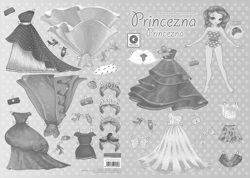 Hauptproduktbild Vystřihovánka Princezna