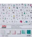 Gestaltetes Scrapbooking-Karton, 30,5 x 31,5 cm, APLI, "Welt"