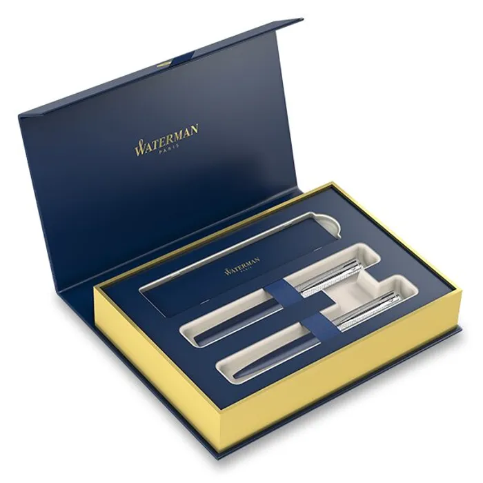 Hauptproduktbild Waterman Allure DeLuxe Blue sada plnicí pero a kuličkové pero