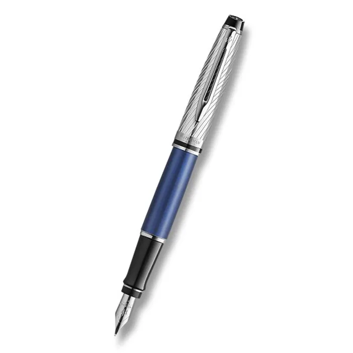 Hauptproduktbild Waterman Expert Deluxe Metalic Blue CT plnicí pero hrot F