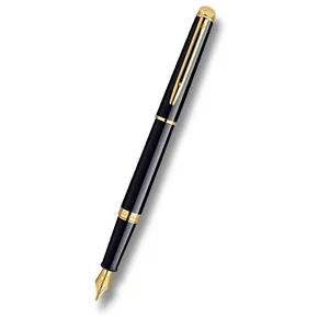 Waterman Hémisphere Black Lacquer GT F Spitze