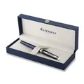 Waterman Hémisphere Colour Blocking Black & Blue CT Füllfederhalter, Feder F